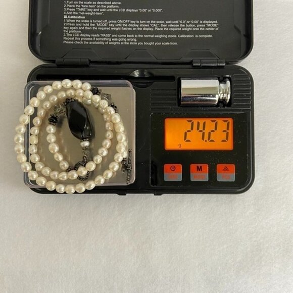 Pearl 18" Sterling Silver Front Rope Toggle Necklace Black Nephrite Jade Pendant - Picture 11 of 16